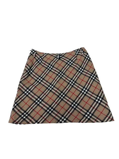 burberry classic mini skirt